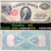Image 1 : 1917 $1 Legal Tender Note, George Washington Signatures of Elliot & Burke, FR-37 Grades f+