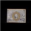 Image 2 : 1863 US Fractional Currency 5c Second Issue fr-1232 Washington In Oval Grades xf