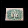 Image 3 : 1863 US Fractional Currency 10c Second Issue fr-1245 Washington In Oval Grades xf