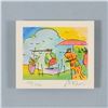 Image 2 : Peter Max, "Sage, Sailboat and Vase Series II" Framed Limited Edition Lithograph