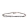 Image 1 : 8.99 ctw Diamond Bracelet - 14KT White Gold