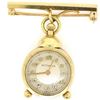 Image 1 : Vintage Unique 14K Yellow Gold Wittnauer 17 Jewel Mechanical Watch Pin Brooch