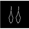 Image 1 : 1.17 ctw Diamond Earrings - 14KT White Gold