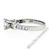Image 7 : Estate 18kt White Gold 1.42 ctw GIA Certified Radiant Diamond Engagement Ring