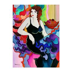 Patricia Govezensky, "Aurore" Hand Signed Original Watercolor on Paper; COA