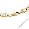 Image 6 : Vintage 14kt Yellow Gold Open Link and Natural Freshwater Pearl Tennis Bracelet