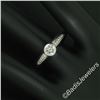 Image 2 : 14kt White Gold 0.32 ctw Bezel Set Round Brilliant Diamond Solitaire Engagement
