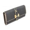 Image 1 : Louis Vuitton Black Suhali Leather Le Favori Wallet