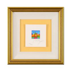 Peter Max, "Sail Profile" Framed Limited Edition Lithograph, Numbered 460/500 an