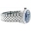 Image 3 : Rolex Mens Stainless Blue Diamond 36MM Oyster Perpetaul Datejust