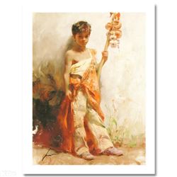 The Young Peddler by Pino (1939-2010)