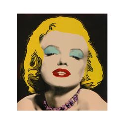 Steve Kaufman (1960-2010), "Marilyn Seduction" One-of-a-Kind Mixed Media on Canv