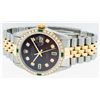 Image 5 : Rolex Mens 2 Tone Brown Diamond & Emerald Oyster Perpetual Datejust Wristwatch