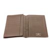 Image 7 : Louis Vuitton Brown Taiga Leather Checkbook Cover Wallet