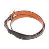 Image 5 : Hermes Vintage Black Brown Reversible Leather Gold Plated Skinny Belt