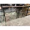 Image 2 : WOOD AND WROUGHT IRON CUSTOM MADE HALL TABLE