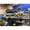 Image 2 : 4 SHELVES OF ASSORTED COLLECTIBLES, TOOLS, AND MORE