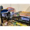 Image 1 : SHELF LOT OF ASSORTED ART SUPPLIES