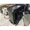Image 2 : THERMALTAKE GAMING COMPUTER & BOX OF ASSORTED POWER CORDS, FANS, ETC (HARD DRIVE REMOVED)
