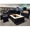 Image 1 : COMPLETE QUEEN BED SET (3 NIGHTSTANDS, 5 PC QUEEN BED FRAME, 2 DRESSERS)