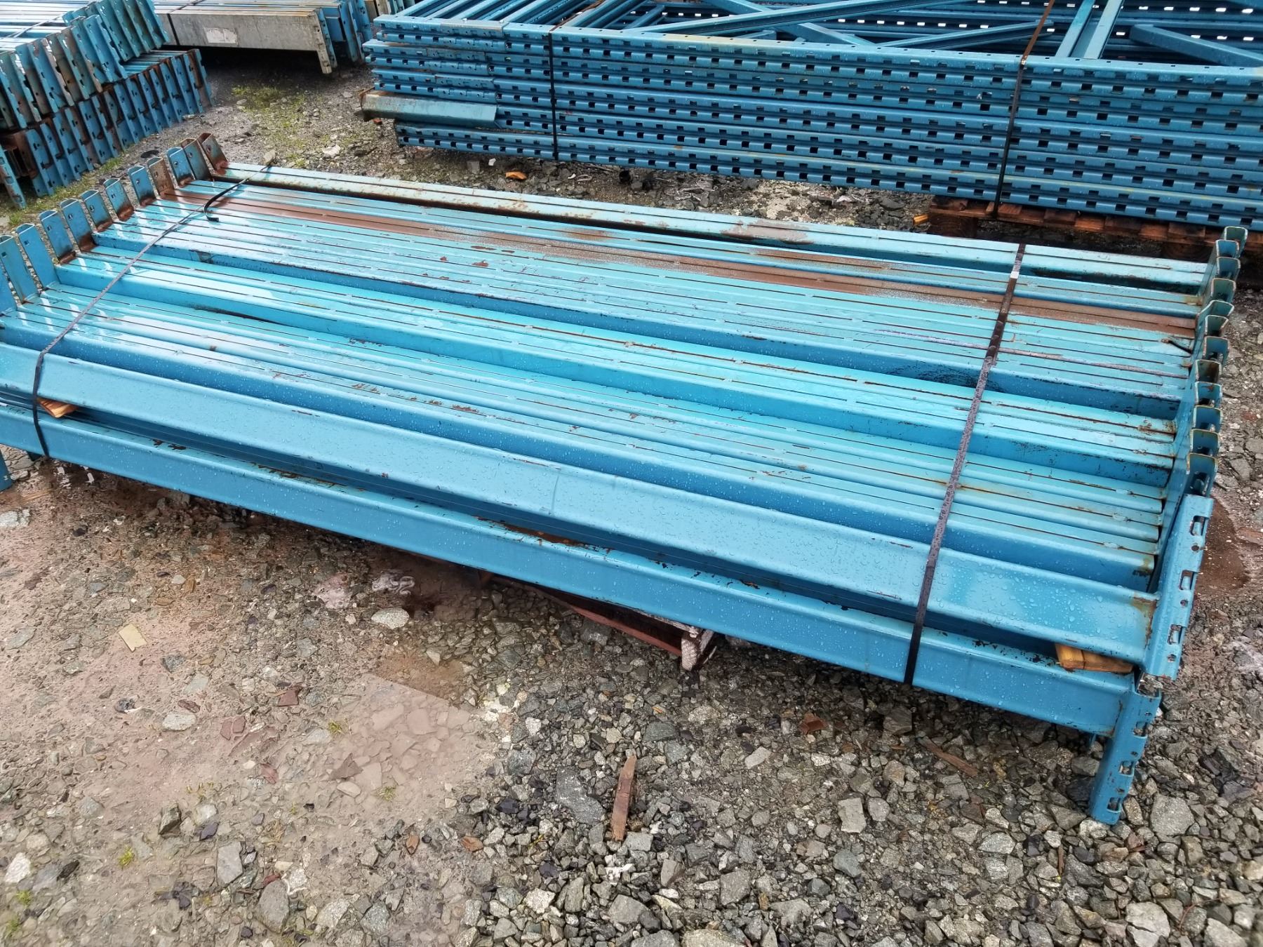 Blue Mercury Racking LARGE BLUE INDUSTRIAL RACKING - Able Auctions