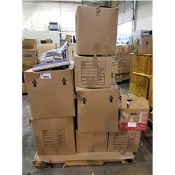 PALLET OF ASSORTED STORAGE LOCKER ITEMS