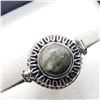 Image 1 : SILVER LABRADORITE OPEN LIP RING