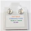 Image 2 : 14K  DIAMOND (0.4CT) EARRINGS