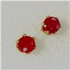 Image 2 : 14K  RUBY(0.4CT) EARRINGS
