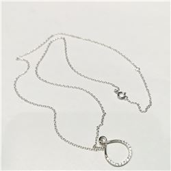 SILVER CZ NECKLACE