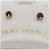 Image 1 : 14K  AMETHYST EARRINGS
