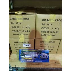 4 BOXES OF NEW CLIP ON TOWING MIRRORS