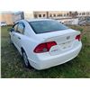 Image 2 : 2008 HONDA CIVIC, 4DRSD, WHITE, GAS, AUTOMATIC, VIN