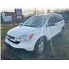 Image 1 : 2008 HONDA CRV, 4DRSW, WHITE, GAS, AUTOMATIC, VIN#5J6RE48388L805909, 72,827KMS,