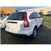 Image 2 : 2008 HONDA CRV, 4DRSW, WHITE, GAS, AUTOMATIC, VIN#5J6RE48388L805909, 72,827KMS,
