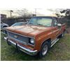 Image 1 : 1973 CHEVROLET 2WHDR, CHEYENNE SUPER 20, ORANGE, GAS, AUTOMATIC,WITH CHEVY 350 SMALL BLOCK VIN#CCY24