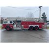 Image 2 : 1991 PIERCE LADDER TRUCK, RED, DIESEL, AUTOMATIC, VIN#4P1CT01G8MA900605, 77,965 MILES, 4 ICBC