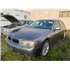 Image 1 : 2003 BMW 745LI, GREY, 4DRSD, GAS, AUTOMATIC, VIN #WBAGN63493DS43995, 171,949KMS,