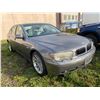 Image 2 : 2003 BMW 745LI, GREY, 4DRSD, GAS, AUTOMATIC, VIN #WBAGN63493DS43995, 171,949KMS,