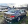 Image 3 : 2003 BMW 745LI, GREY, 4DRSD, GAS, AUTOMATIC, VIN #WBAGN63493DS43995, 171,949KMS,