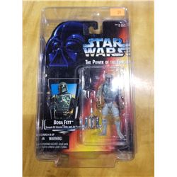 STAR WARS THE POWER OF THE FORCE BOBA FETT 2 DOTS ON HAND VARIANT