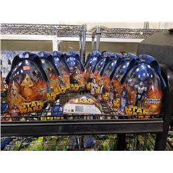 STAR WARS REVENGE OF THE SITH PASSEL ARGENTE, R2-D2, PLO KOON, POLIS MASSAN, R4-P17, OBI-WAN