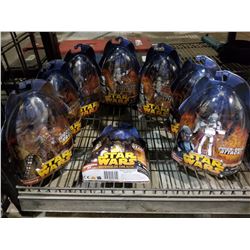 STAR WARS REVENGE OF THE SITH, COMMANDER BLY, CHEWBACCA, COMMANDER BACARA, CLONE COMMANDER, CLONE