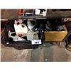 Image 2 : ASSORTED OILS, FLUIDS, CLEANERS & AIR HOSE