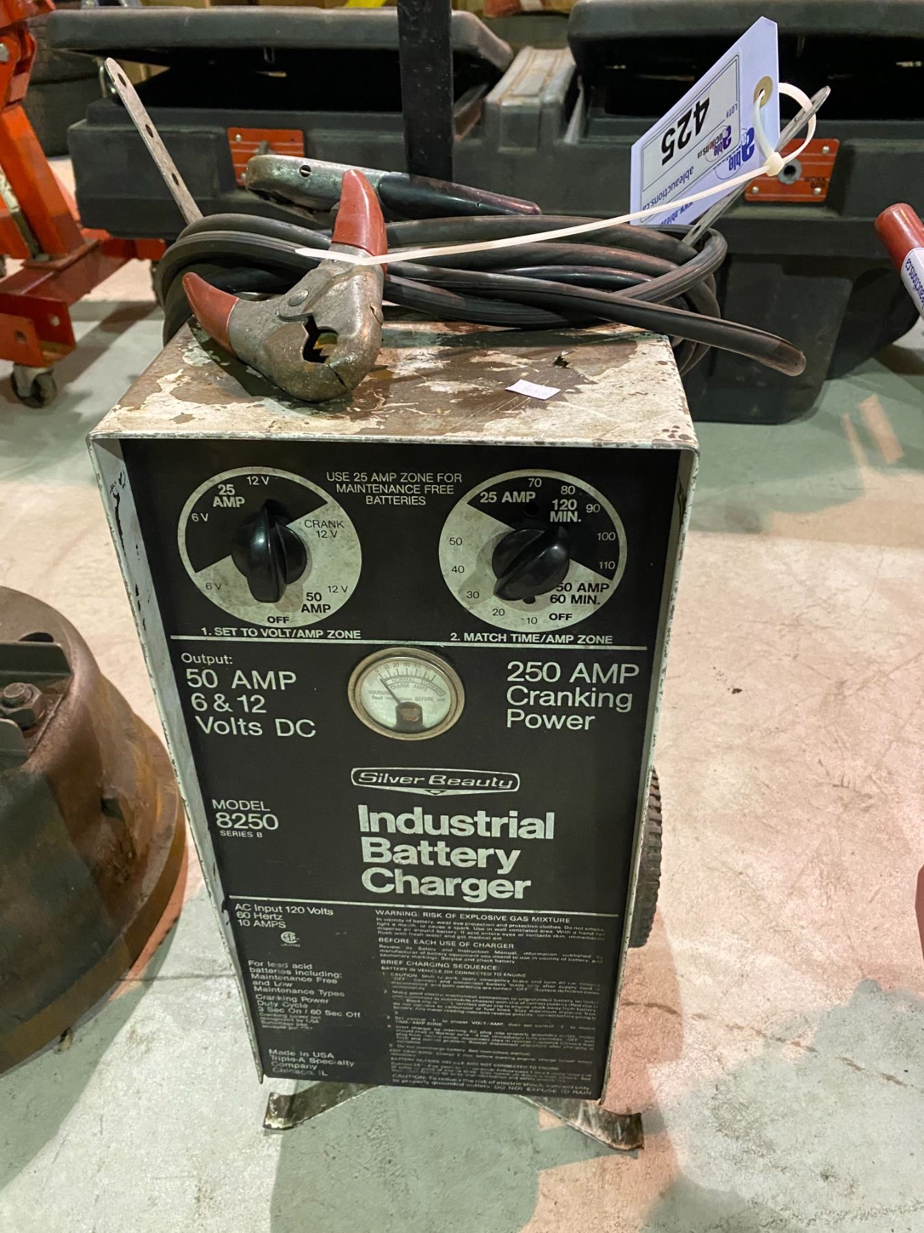 Silver Beauty Industrial Battery Charger Model 8250 Able Auctions Silver Beauty Industrial Battery Charger Model 8250 Able Auctions