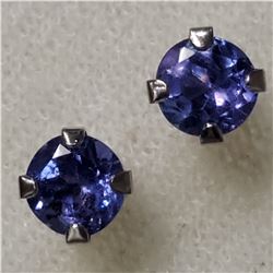 14K  TANZANITE(1.5CT) EARRINGS