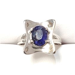 SILVER SAPPHIRE(1.6CT) RING