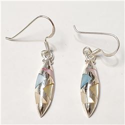 SILVER MOTHER OF PEARLS EARRINGS