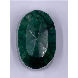 DARK GREEN EMERALD 483.05CT - 96.61G, 57 X 39 X 30MM, BRAZIL