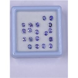 SUPERB AMETHYST READY FOR JEWELRY, 19PCS 3.5CT, OVAL CUT, EXCEPTIONAL BRILLIANCE